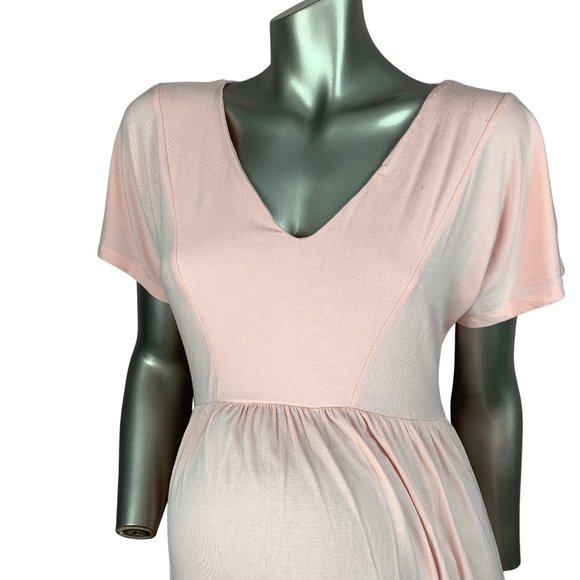 ASOS | Pink Maternity Short Sleeve Dress Size 6 - Picture 4 of 7